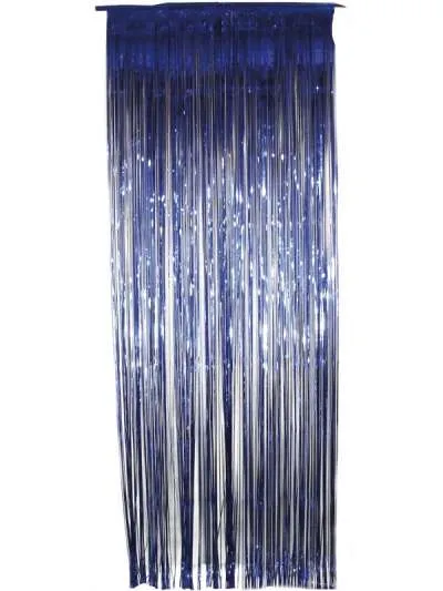 Shimmer Curtain- Blue