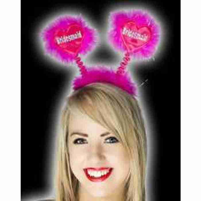 Shiny Foil Bridesmaid Bopper on a Luxury Pink Heart WB200PINK img