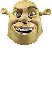 Shrek Adult Vinyl 3 4 mask 68146 img