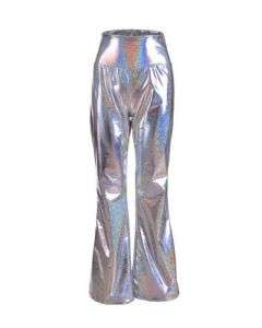 Silver Flare Trousers img