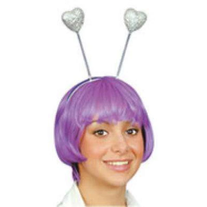 Silver Hearts Head Boppers - Image 1