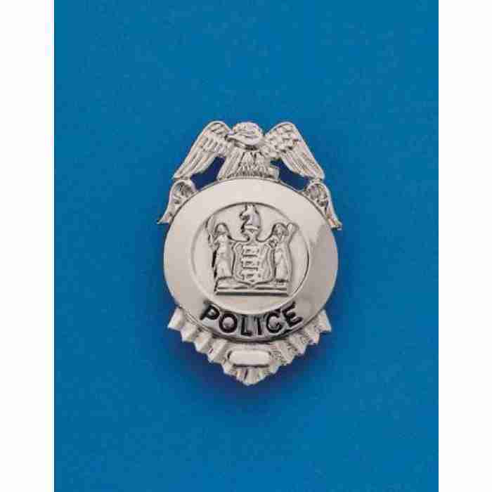 Silver Police Badge