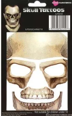 Skull Face Tattoo