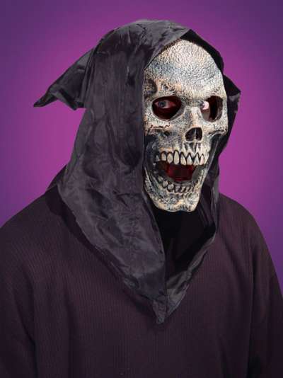 Skull Hooded Flex Mask 1501a