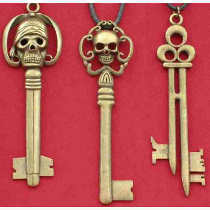 Skull Key Necklace img ..