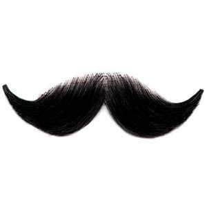 Small Dapper Moustache Black