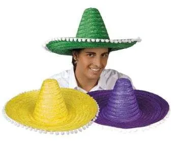 Sombrero Hat - 3 Colours, 50cm