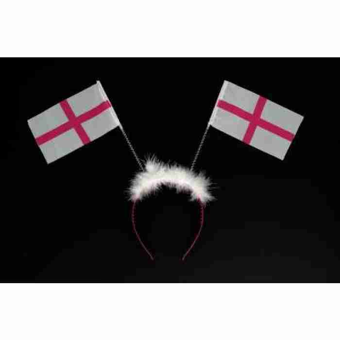 St. George Cross Furry Flag Headband img