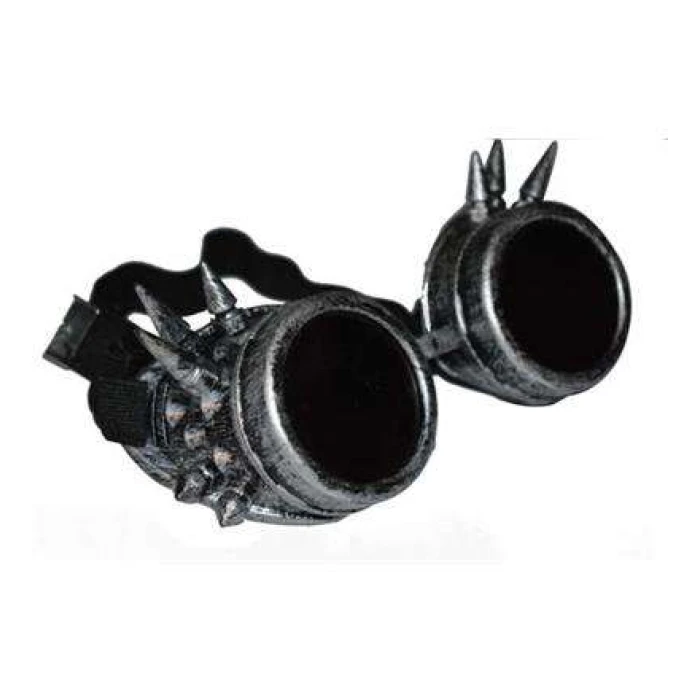 Steam Punk Goggles With Rivet - Antique Silver - Image 1
