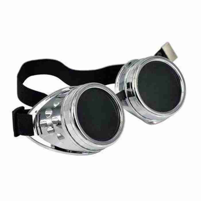 Steam Punk Goggles Wo Rivet Chrome SP1