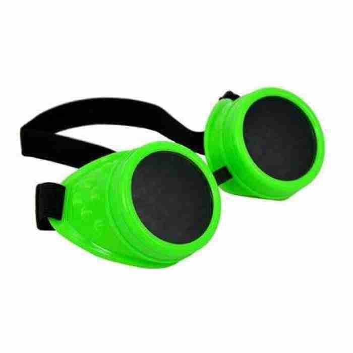 Steam Punk Goggles Wo Rivet Neon Green SP15