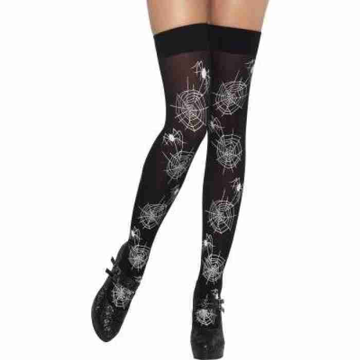 Stockings Glow in the Dark Spider Pattern 20917