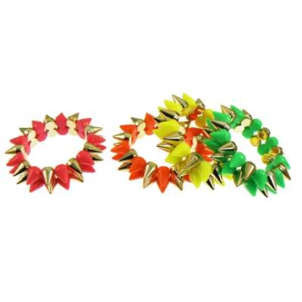 Stretch Neon Spike Bracelet