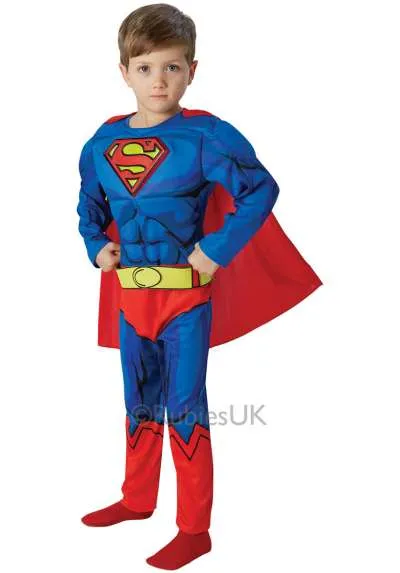 Superman Deluxe Child Costume Comic Book