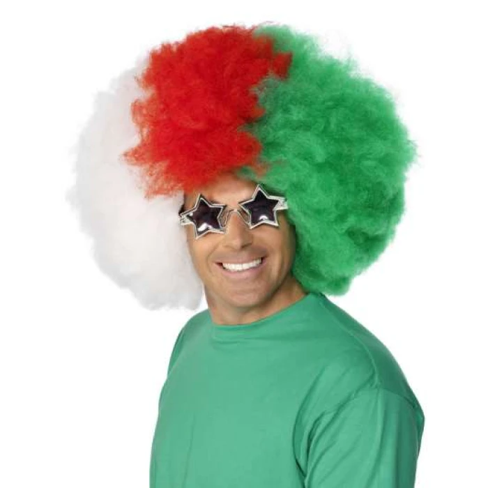 Supporters Afro Wig - Image 1