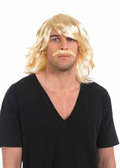 TV Presenter Wig & Tash