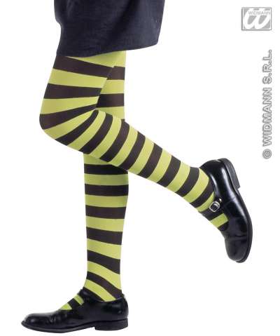 Thights Child Yellow and Black Stripe 4768B a img