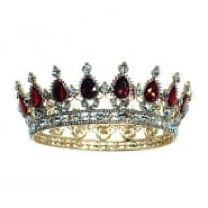 Tiara Gold With Red Gemstones - Image 1