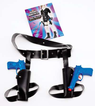 Treasure Huntress Thigh Twin Holster Set with Guns 4040 img