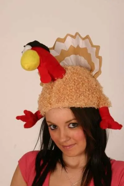 Turkey Hat with Legs and Tail