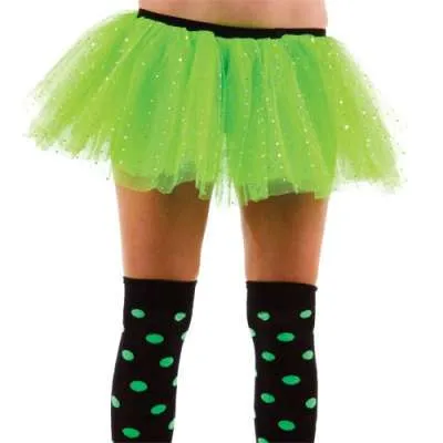 Tutu- Sequinned Green 3 Layer