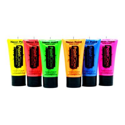 UV Face and Body Paint 6 COLOURS 50ml AA1B00
