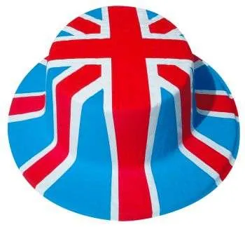 Union Jack Budget Boater Hat