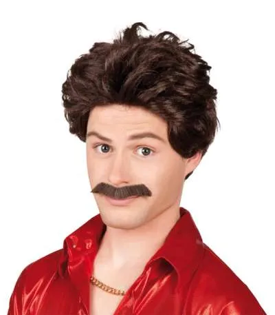 Vance Wig & Moustache Set
