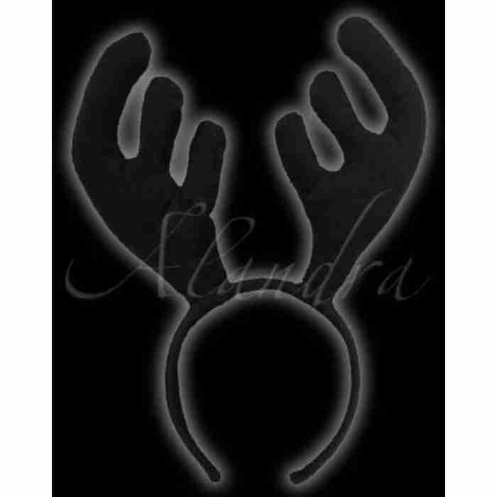 Velvet Antlers Black