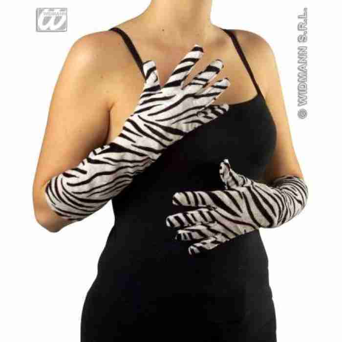 Velvet Safari Gloves Zebra 3453SZ