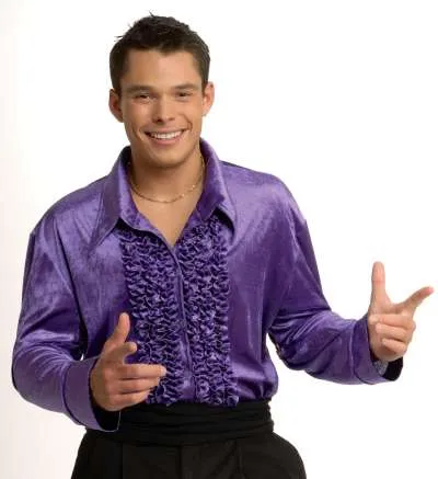 Velvet Shirt - Purple