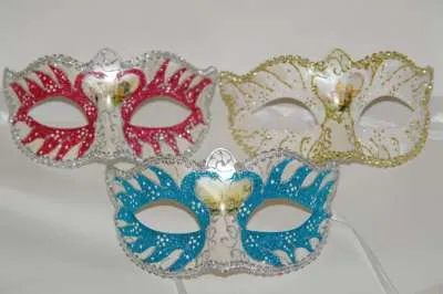 Venetian Mask - 3 Colours - Red,Blue and Gold