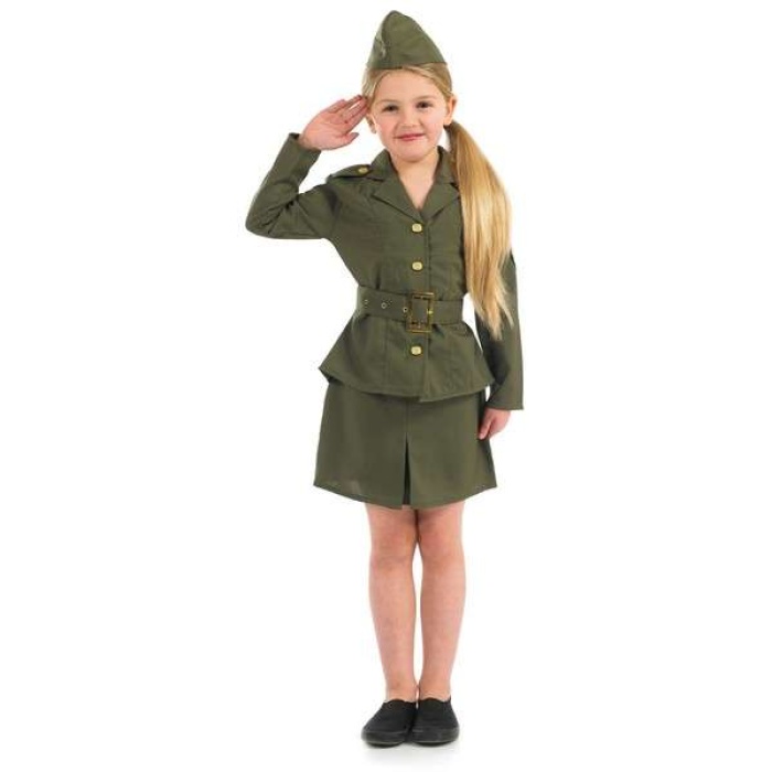 WW2 Army Girl Child 2969 img