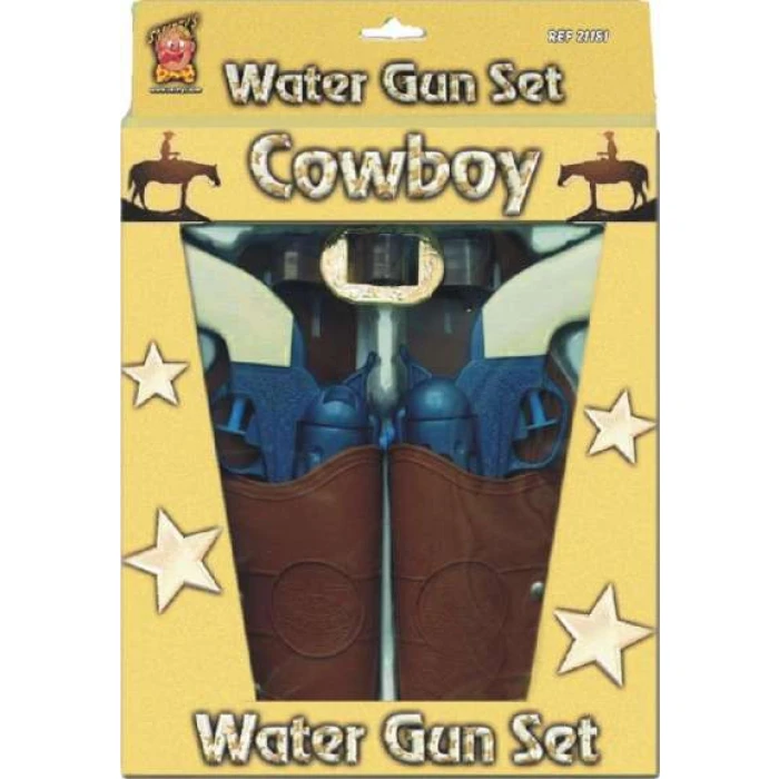 Water Pistol Pair Western Holsters - Image 1