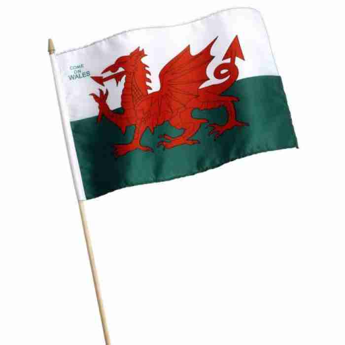 Welsh Waving Flag