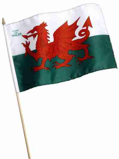 Welsh Waving Flag