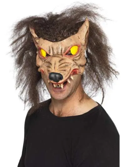 Werewolf Mask - Half face werewolf mask