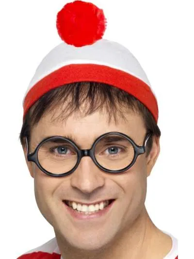 Wheres Wally Hat Glasses Set 34589