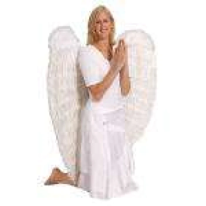 White Feather Angel Wings - 120cm x 120cm - Image 1