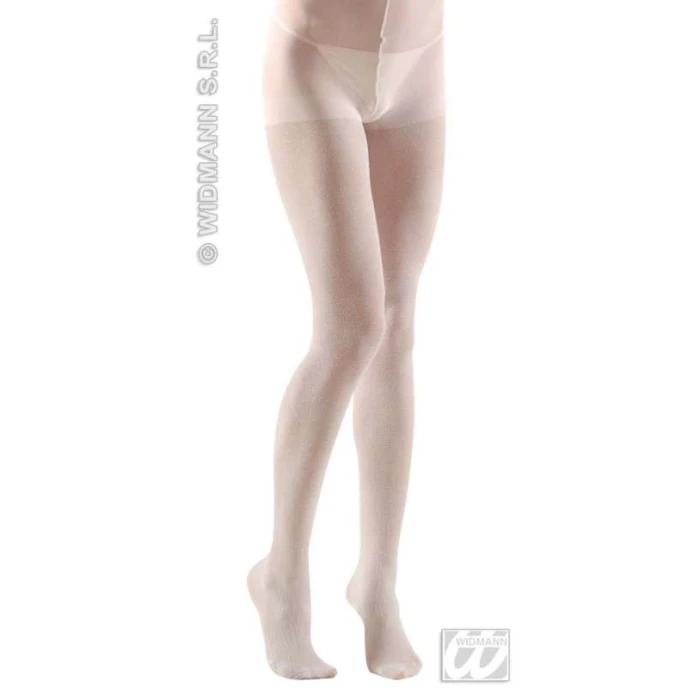 White Glitter Tights XL - Image 1