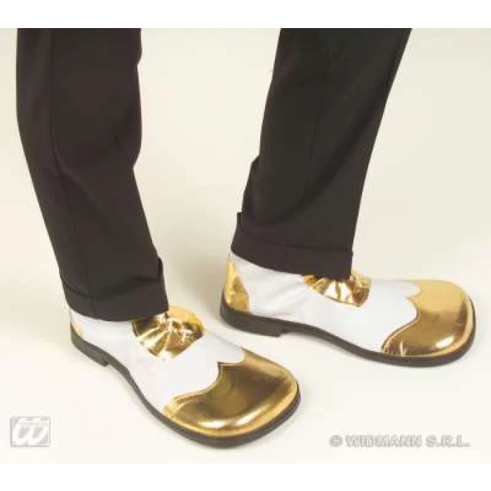White/Gold Party Shoes - Image 1
