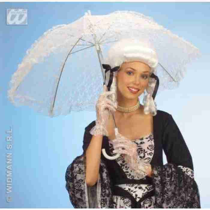 White Lace Parasol 6676P c img