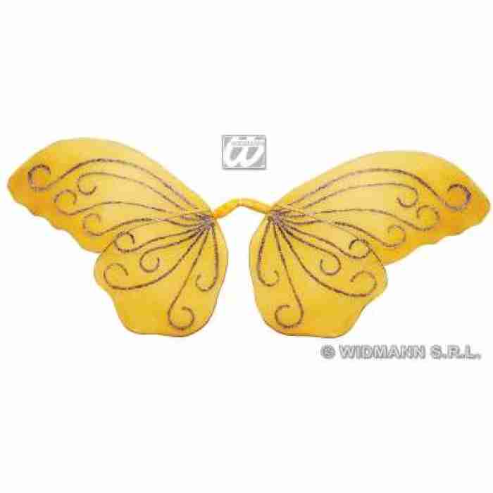 Wings Bendable Glitter Butterfly Orange1