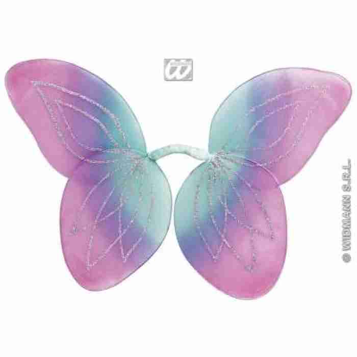 Wings Bendable Glitter Fairy Blue to Pink Fade1