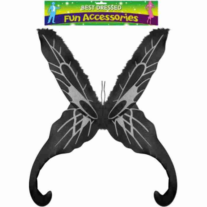 Wings Butterfly Adult Black1