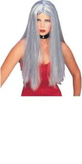 Witch Wig Grey