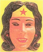 Wonderwoman PVC Mask