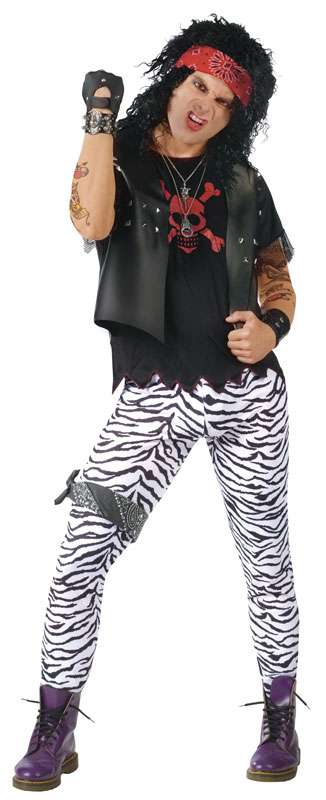 Zebra Glam Rock Lycra Trousers 3701 img