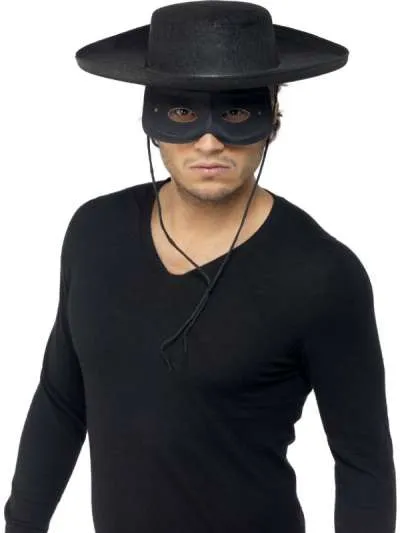 Zorro Bandit Eyemask - Black