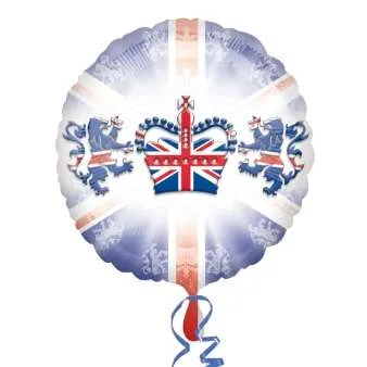 Lion and Crown Foil Balloon - Image 1